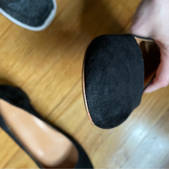 Black Suede Ballet Block Heel - Size 6.5 - J Crew Factory - Picture 7 of 13